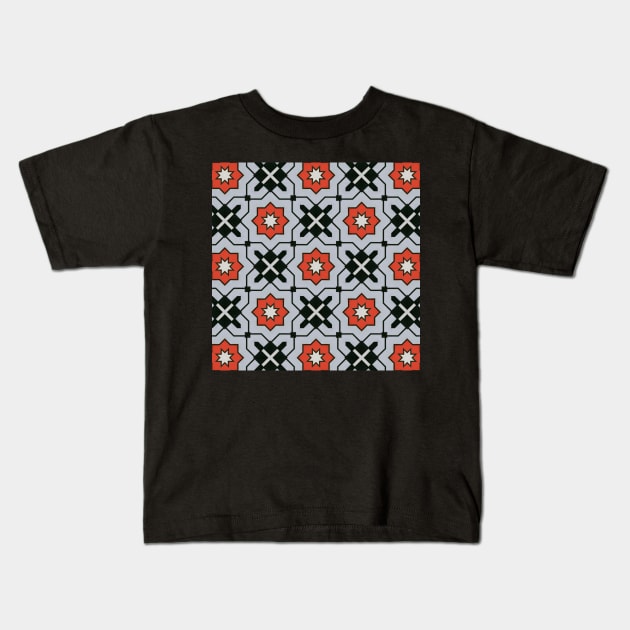 Sun pattern (sun pattern antava, floral, sun pattern redbubble and sun pattern artist) Kids T-Shirt by Thepurplepig